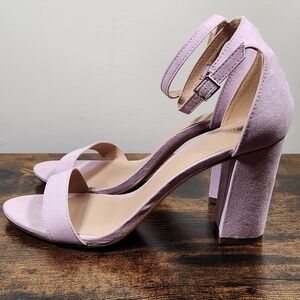 Madden Girl Women's Beella Heeled Sandal size 8 Lavender